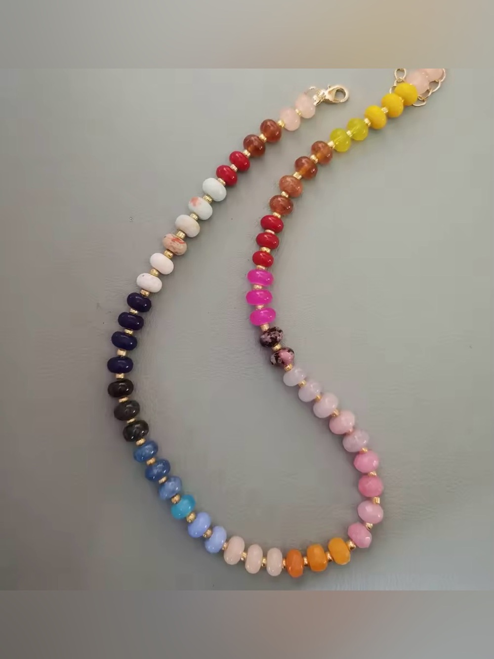 Anthropologie style Multicolor Beaded Necklace - Boho